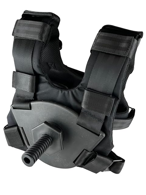 Chaleco lastrado de discos FITNESS KIT con soportes delantero y trasero para discos de 30 mm